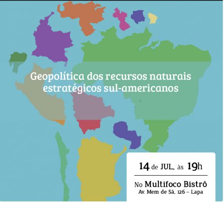 Lançamento de Livro Geopolítica dos Recursos Naturais Estratégicos sul-americanos