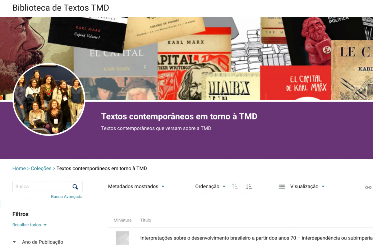 Nova Biblioteca Coletiva TMD