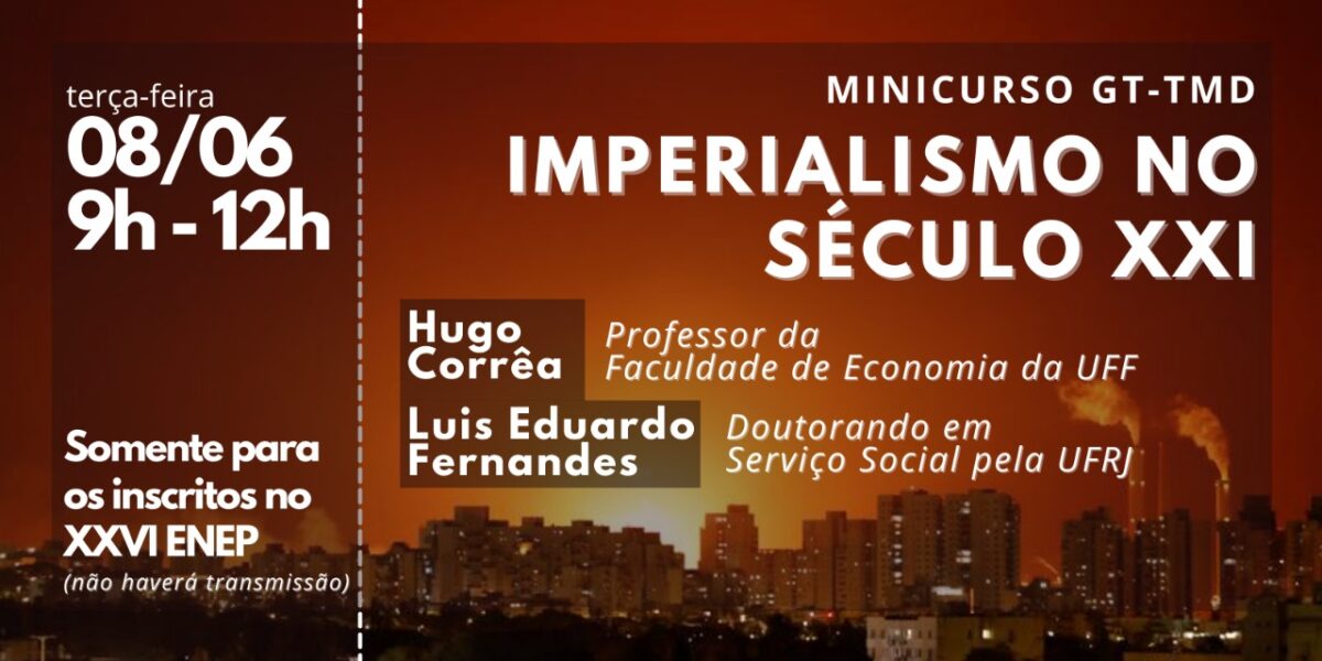 Mini-Curso do GT-TMD no XVI ENEP – Junho de 2021