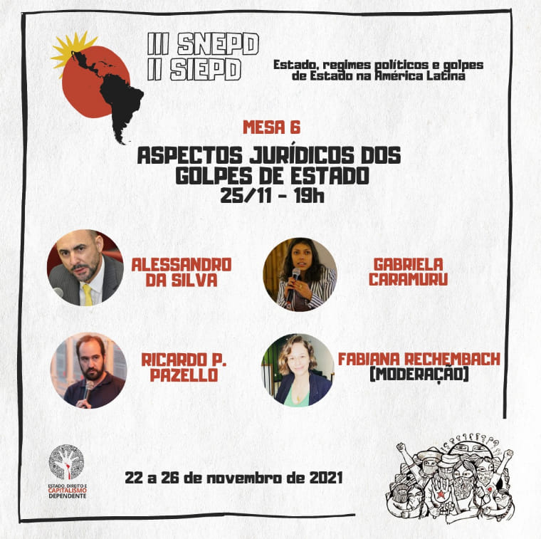 Aspectos jurídicos dos golpes de estado – Mesa 6 III SNEPD